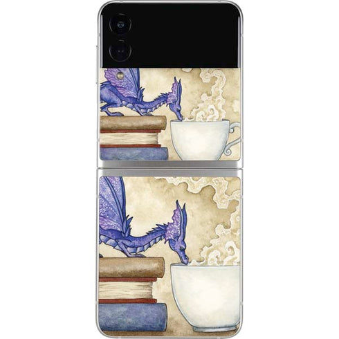 Amy Brown Whats in Here Coffee Dragon Galaxy Z Flip3 5G Skin